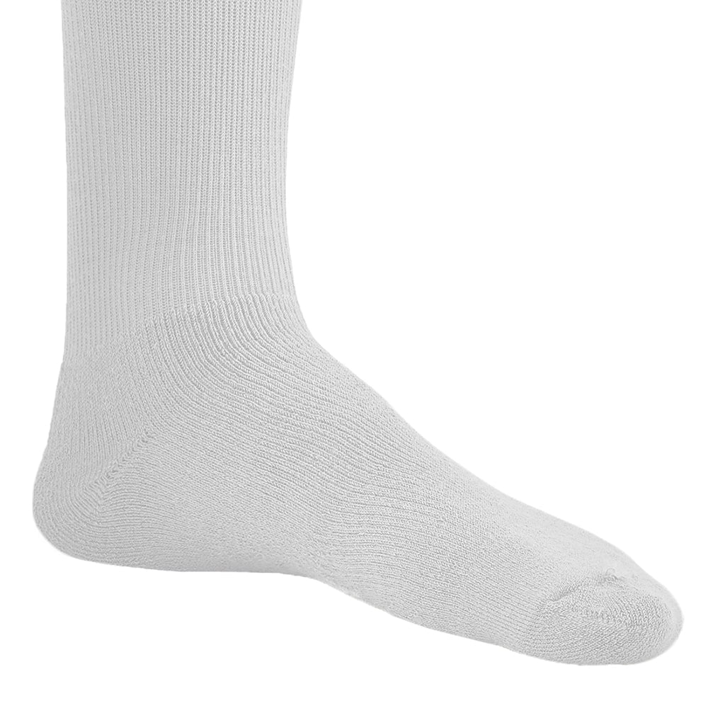 Ames Walker AW Style 121 Coolmax 8-15mmHg Mild Compression Knee High Socks (3-Pack) White Medium