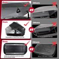 thumbnail image 3 of WLVOS Great Stability Automotive Cargo Boxes, PMMA Black, 62.20 x 31.10 x 14.90 Inches, 31 lb, 3 of 15