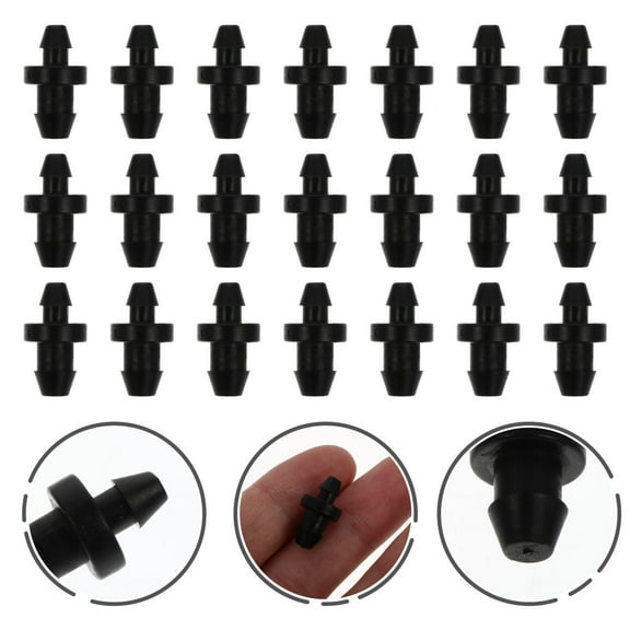 DRAFIDEEP Drip Irrigation Plugs Plastic For Gardening 150Pcs 0.79X0.39X0.39in