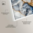 thumbnail image 4 of Denim Dreams I Shadowbox Print Geode Wall Decor by Art Remedy, White Frame, 16 x 24, 4 of 7