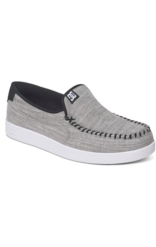 Villain TX Slip On Loafers Grey Textile 