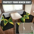 thumbnail image 2 of FOR U DESIGNS Hummingbird Hibiscus Jamaica Flag Pattern 2 PCS RV Dinette Cushion Covers Wear-Resistan Camper Seat Covers Dinette Booth Camper Cushion Slipcover Sofa Slipover for Travel Trailer Couch, 2 of 7