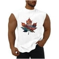 thumbnail image 2 of Runfenguu Mens Workout Tank Tops Summer Vests Men Casual Fashion Sleeveless Printing Pullover Round Neck Sports Tank Mens Tank Tops, 2 of 5