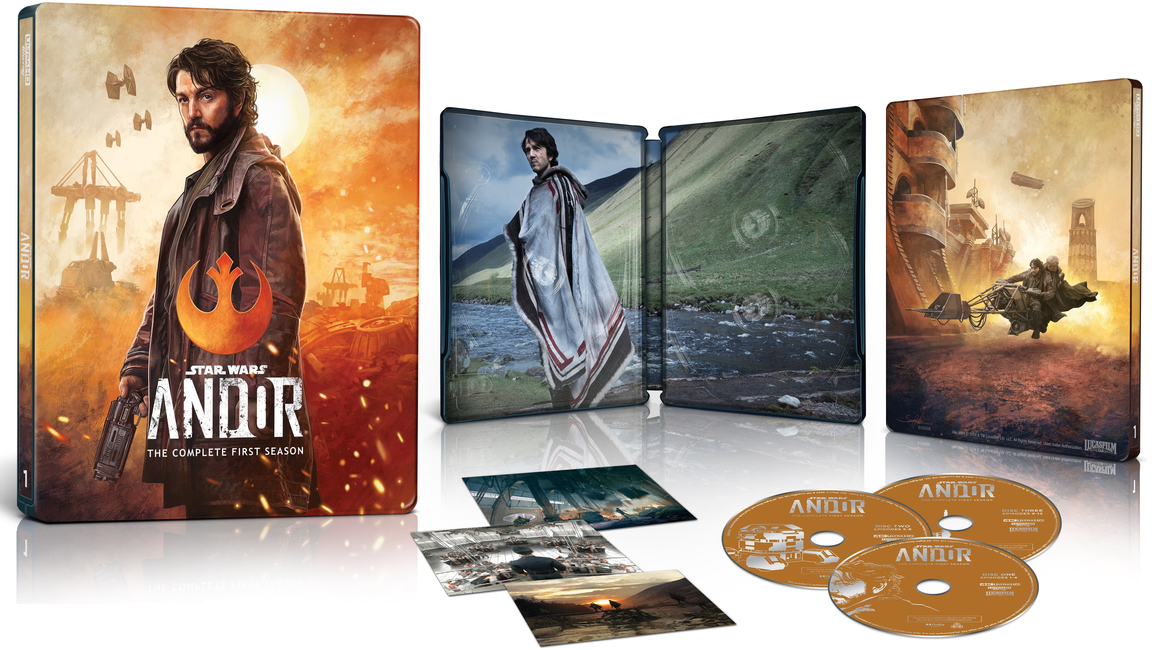 Andor: The Complete First Season (4K Ultra HD) (Steelbook), Disney, Sci-Fi & Fantasy