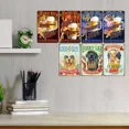 thumbnail image 4 of Letreros de cerveza Iceberg, placa de hojalata vintage de metal, Wildfire Golden Beer, póster de pared, Oktoberfest, pub, bar, club, decoración, 20 x 30 cm, 4 of 5