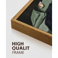 thumbnail image 3 of Drsoum Vintage Wall Art 16x16in Natural Framed Classic Moody Decadent Young Woman After the Dance Victorian Wall Prints Kitchen Bathroom Office Decor, 3 of 6