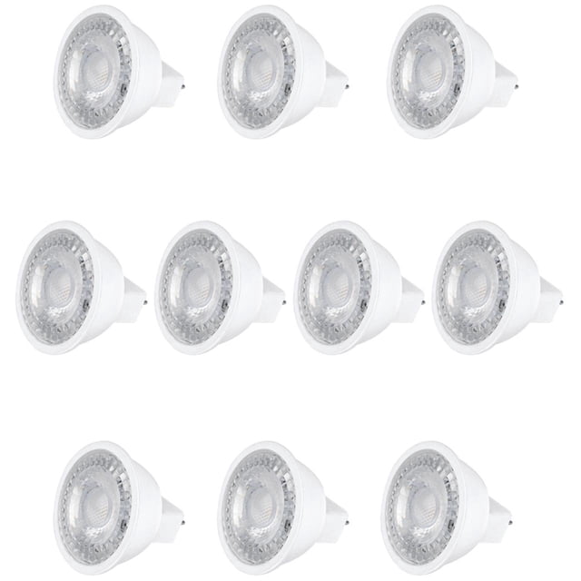 Pack 10 Focos MR16 LED Aksi 7w Luz Blanca Base Gu5.3
