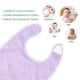 thumbnail image 3 of 6 Pack Waterproof Baby Bibs for Girls Terry Drool Bib Cotton Solid Knit Infant Feeding Bibs -Girl-Purple, 3 of 4