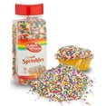 Bakers Choice Rainbow Sprinkles for Baking Rainbow Jimmies Sprinkles