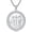 B-Silver, variant on Allah Necklace Sterling Silver Islamic Pendant Necklace Muslim Islam Pendant Islamic Religious Jewelry Gift for Father Men Women