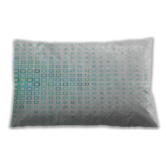 Ahgly Company Outdoor Rectangular Patterned Lumbar Throw Pillow, 13 inch by 19 inch