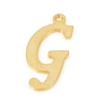 201 Stainless Steel Pendants Laser Cut Letter Golden Letter.G: 18.5x8 ...