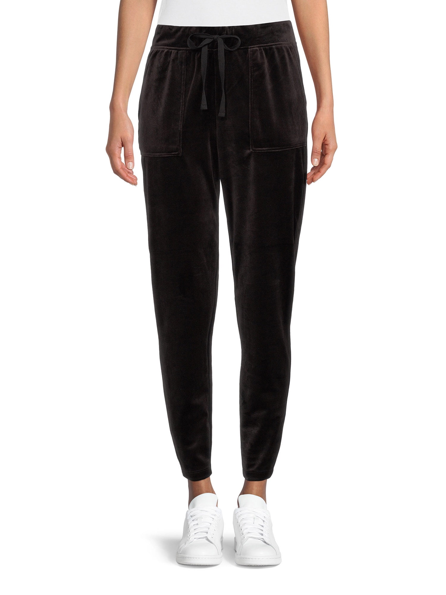 Time and Tru Women's Velour Jogger Pants