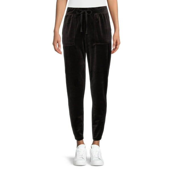 Time and Tru Women's Velour Jogger Pants