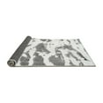 thumbnail image 2 of Ahgly Company Indoor Square Abstract Gray Modern Area Rugs, 5' Square, 2 of 4
