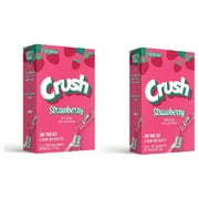 Crush Powder Drink Mix, Strawberry 6 count ( 2 boxes)