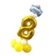 thumbnail image 4 of 16 Unids / Set Números Dígitos Niño Papel de Aluminio Globo de Helio 32 Pulgadas Decoración de de Cumpleaños Numero 8, 4 of 5