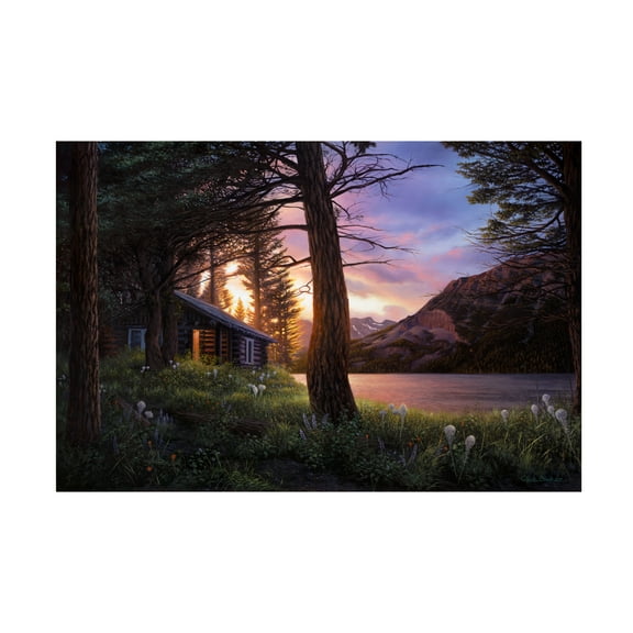 Trademark Fine Art Chuck Black Blissful Solitude Canvas Wall Art - 30x47