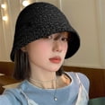 thumbnail image 3 of Harpily Bucket Hat for Women Hollow Mesh with Inner Adjustable Strap Sun Hat for Vacation Camping Daily Outdoor Wear, 3 of 3