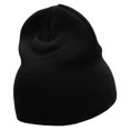 thumbnail image 3 of Smile Full Face Logo Embroidered Short Beanie - Black OSFM, 3 of 5