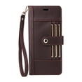 thumbnail image 4 of FOXDOCK Funda tipo Cartera para iPhone 17 – Cubierta de Cuero PU con Múltiples Ranuras, Bolsillo para Efectivo y Correa de Muñeca, 4 of 6