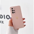 thumbnail image 2 of Dteck For Samsung Galaxy A51 4G (6.5-inch) Shockproof Luxury Tempered Glass Back Soft TPU Border Bumper Phone Case Slim Cover (without Screen Protector),Pink, 2 of 6