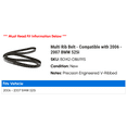 thumbnail image 2 of Multi Rib Belt - Compatible with 2006 - 2007 BMW 525i, 2 of 2