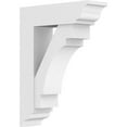 thumbnail image 1 of Ekena Millwork BKTP05X18X24MRC01 Support de PVC de Qualité Architecturale Standard avec Extrémités Traditionnelles - 5 x 18 x 24 Po., 1 of 1