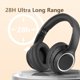 thumbnail image 5 of Auriculares inalámbricos para juegos de deportes electrónicos Bluetooth 5.3, baja latencia, uso de 20 horas, plegables, sobre la oreja, con micrófono, 5 of 7