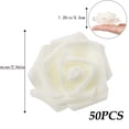 thumbnail image 3 of Yirtree Artificial Rose Flowers, 50pcs Foam Rose Bulk Fake Flower Heads for DIY Wedding Bouquets Rose Wall Kissing Balls Bridal Shower Centerpieces Arrangements Party Tables Decorations, 3 of 8