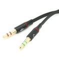 thumbnail image 2 of Yazoeia 3.5mm Headphone Microphone Audio Splitter Cable Adapter CJC912-24076, 2 of 5