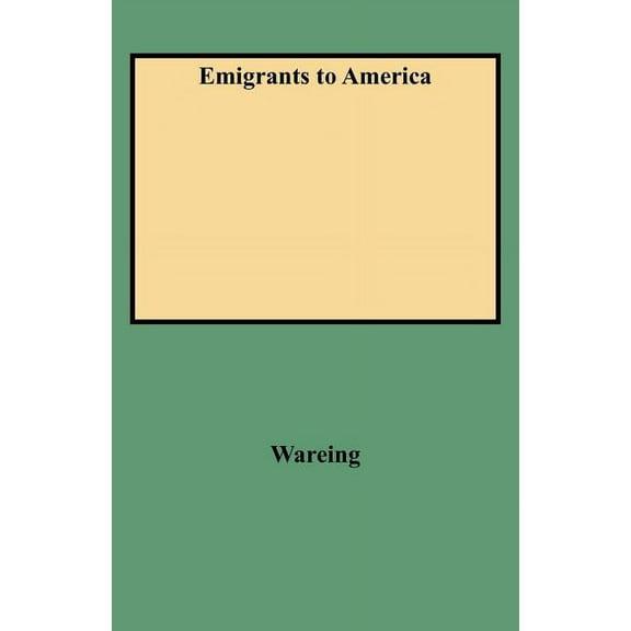 Emigrants to America, (Paperback)