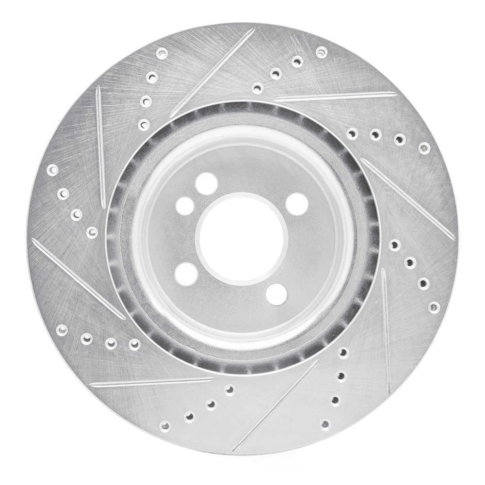 Dynamic Friction Company 631-32008R DFC Brake Rotor - Drilled And Slotted - Silver