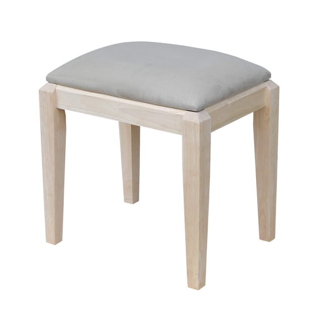 International Concepts Accents pour la Maison Banc de Coiffeuse Non Fini