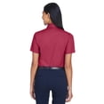 thumbnail image 3 of Harriton Easy Blend Short-Sleeve Twill Shirt with Stain-Release (M500SW) Wine, 3XL, 3 of 3