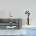 thumbnail image 2 of Estatua De Flamenco De Resina, Escultura De Ave, Decoración Para El Hogar, Chimenea, Arte Moderno, Figura Decorativa Para Jardín Con Soporte De Metal Para Estanque, Jardín O Macizo De, 2 of 8