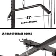 thumbnail image 5 of Cage d'Alimentation, Support Accroupi de Capacité 1200 Lb avec Machine à Croisement de Câbles, Support d'Alimentation avec Lattes et Accessoires Rabattables - 1020160-162, 5 of 5