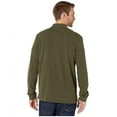 thumbnail image 2 of Lacoste Classic Mens Long-Sleeve Pique Polo Shirt Size S Olive Green MSRP $105, 2 of 3