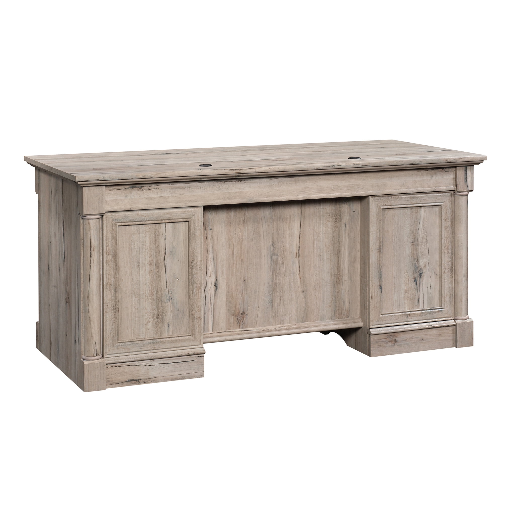 Sauder Palladia Executive Desk Split Oak Finish Walmart