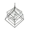 thumbnail image 4 of 10 Light Chandelier In Linear Style 41.5 Inches Wide By 44.5 Inches High-Chrome/Matte Black Finish    -Traditional Installation Z-Lite 457-10Ch-Mb, 4 of 4