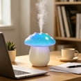 Mini Desk Diffuser Ovzne Mushroom Shaped Humidifier, Mini USB Desk Aromatherapy Diffuser ...