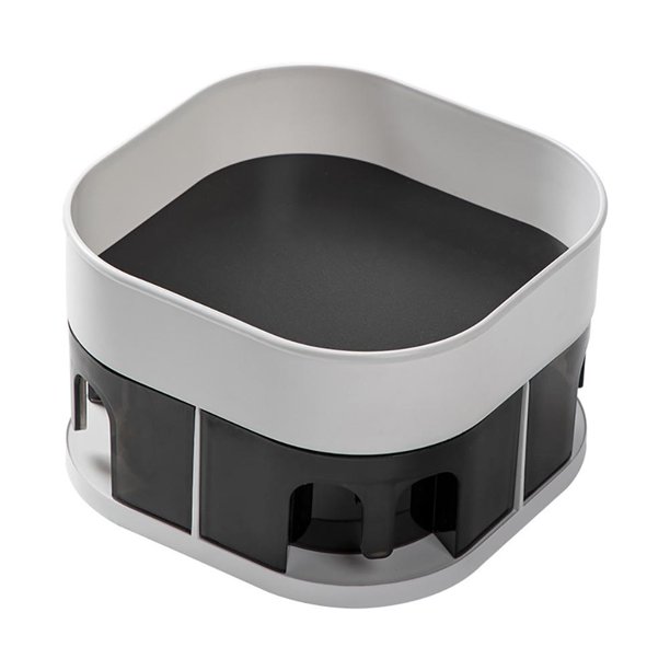 Especias De 2 Niveles, Estante De Almacenamiento De Cosméticos, Soporte Giratorio Para Especias Para Utensilios De Cocina Y Baño Scienceny HA043680-01