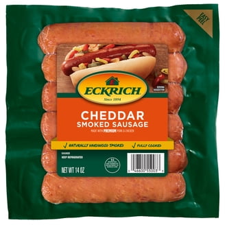 Eckrich Cheddar Smoked Sausage Links, 14 oz
