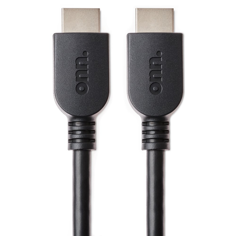 onn. HDMI 2.0 Cable 6ft, Black