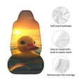 thumbnail image 4 of Yiaed Cartoon Swimming Yellow Duck Print Car Seat Covers,Universal Auto Seats Protector Fits for Car,SUV Sedan,Truck,Automotive Seat Covers & Accessories, 4 of 5