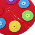 thumbnail image 2 of Aprendizaje Habilidades básicas para la Aprender a vestirse - Mariquita SM SunniMix Zipper Button Toy, 2 of 7