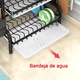 thumbnail image 5 of Escurridor Acero Carbono Platos 3 Niveles Gran Capacidad Malubero Negro, 5 of 5