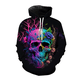 thumbnail image 5 of Nueva sudadera con capucha de calavera con estampado 3D, tendencia callejera, sudadera de moda urbana para hombre, suéter informal de otoño, tops de gran tamaño, 5 of 5