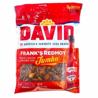 David Jalapeno Hot Salsa Sunflower Seeds, 5.25 oz Bag (Pack of 2