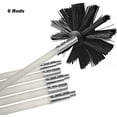 thumbnail image 2 of Cepillo para Chimenea, Cepillo para Limpiar Chimeneas para Limpieza Chaminé Conductos Ventilacióntubería Hollin, Tubos de Estufa(6 Varillas &1 Cabezales Cepillo / Uso con o sin Taladro eléctrico) ACTIVE Biensenido a ACTIVE, 2 of 5